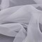 1 Yard Elegant Silk Organza Fabric Sheer Lightweight Solid Bright White 44 Inch Width